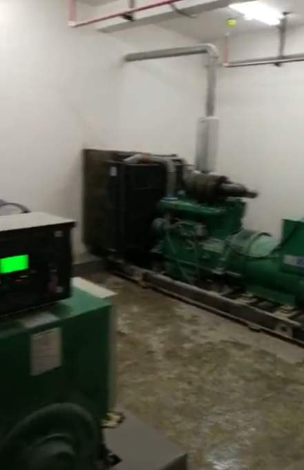 放置一年多的彩运网通柴智能发电机，试机一次性成功！