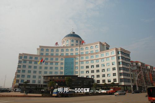 株洲东风大酒店顺利安装彩运网500kw上柴发电机一台 株洲东风大酒店顺利安装彩运网500kw上柴发电机一台