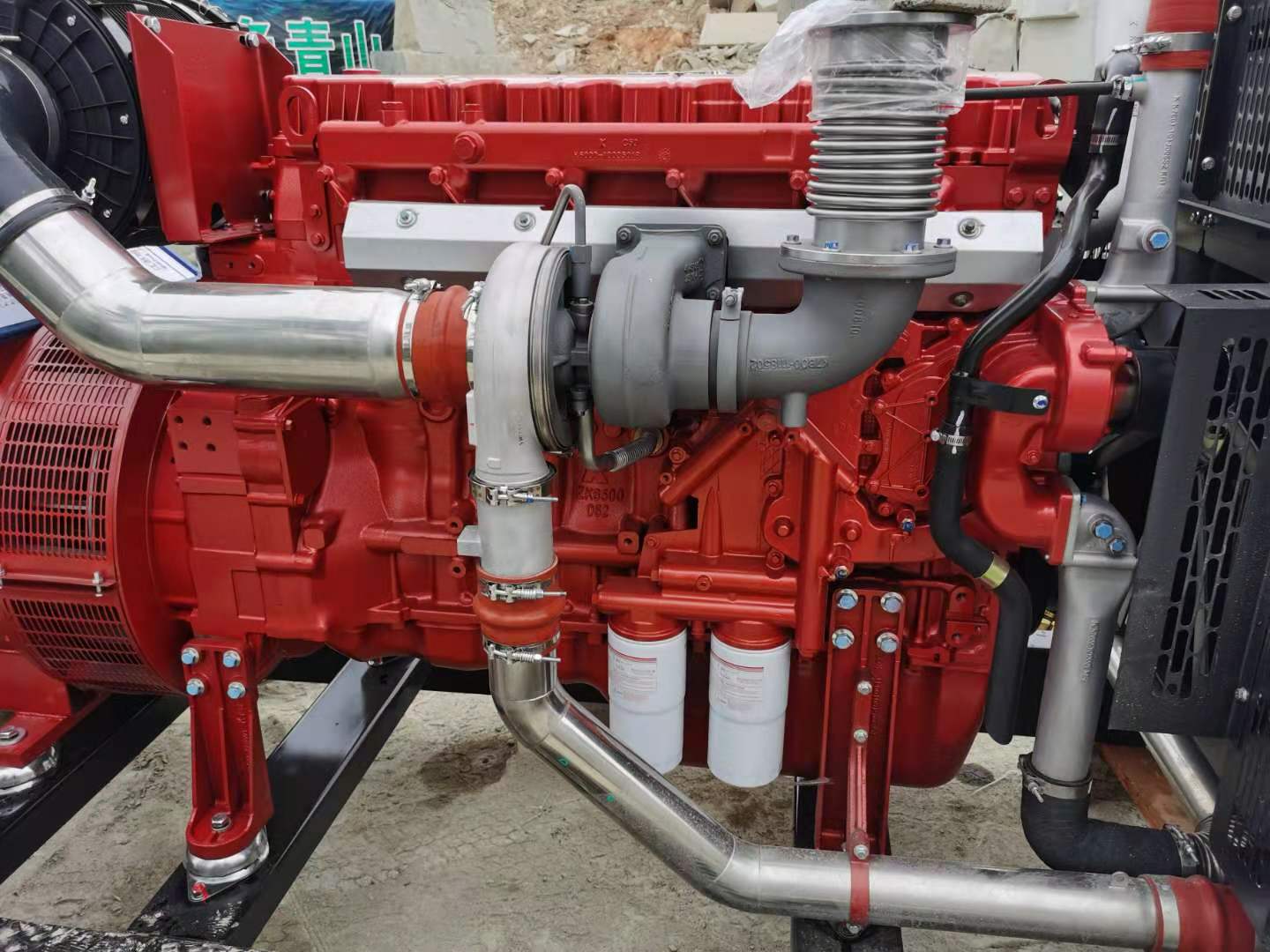 怀化溆浦石材厂安装彩运网350KW玉柴发电机 怀化溆浦石材厂安装彩运网350KW玉柴发电机